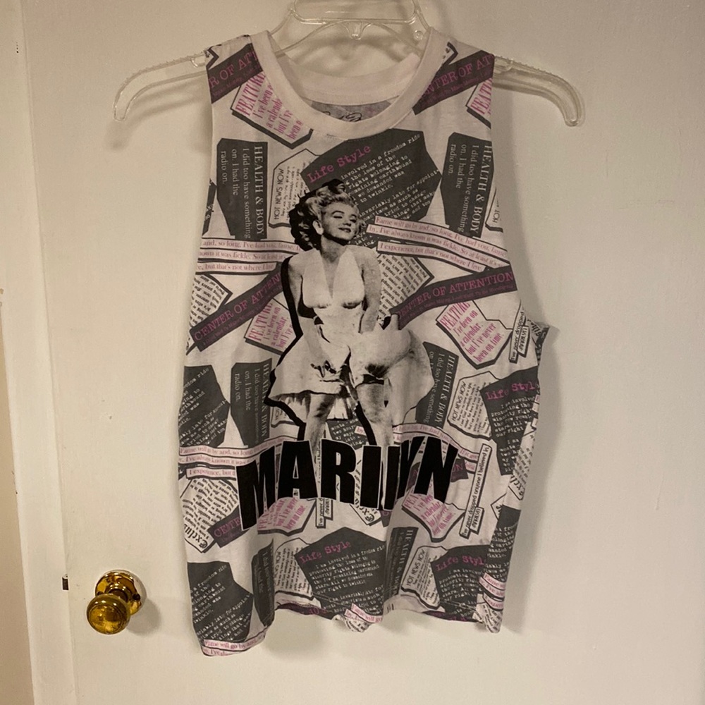 Marilyn Monroe vintage design tank top